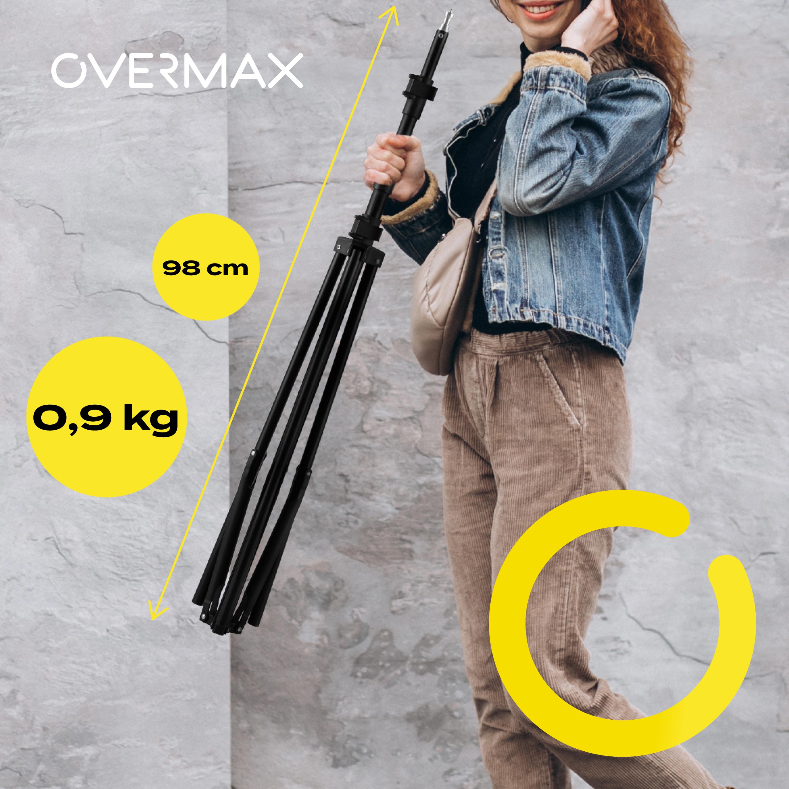 Overmax Tripod Screen 60 — ekran do projektora ze statywem